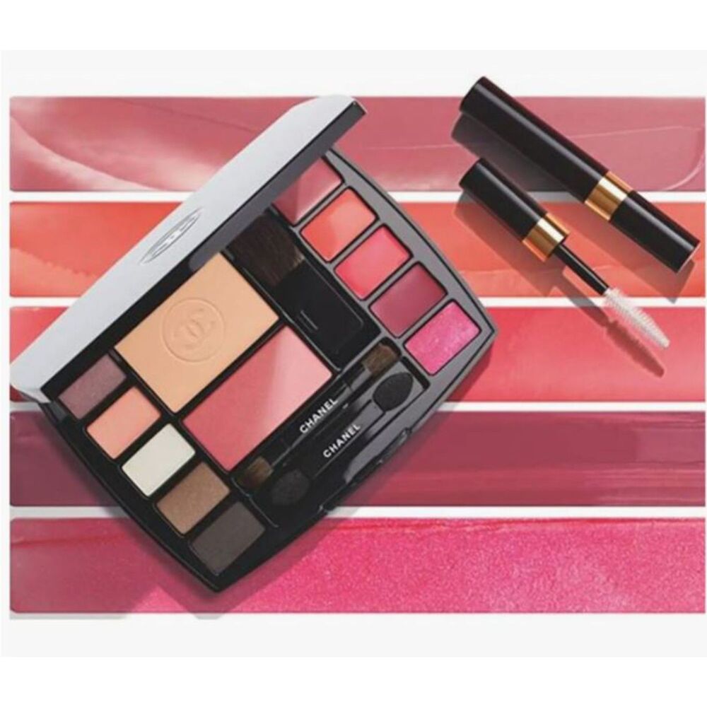 CHANEL Travel Makeup Palette Destination (15g / 0.53oz) Essentials /w Mascara